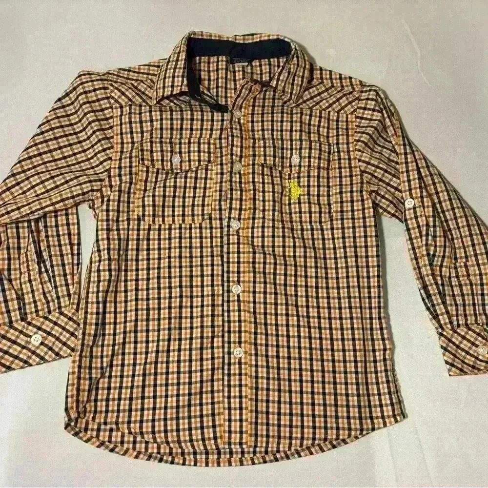 Boys size 7 US polo brand shirt, #H318